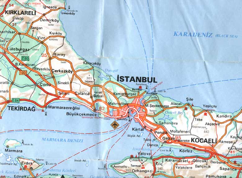 خريطة-اسطنبول-تركيا